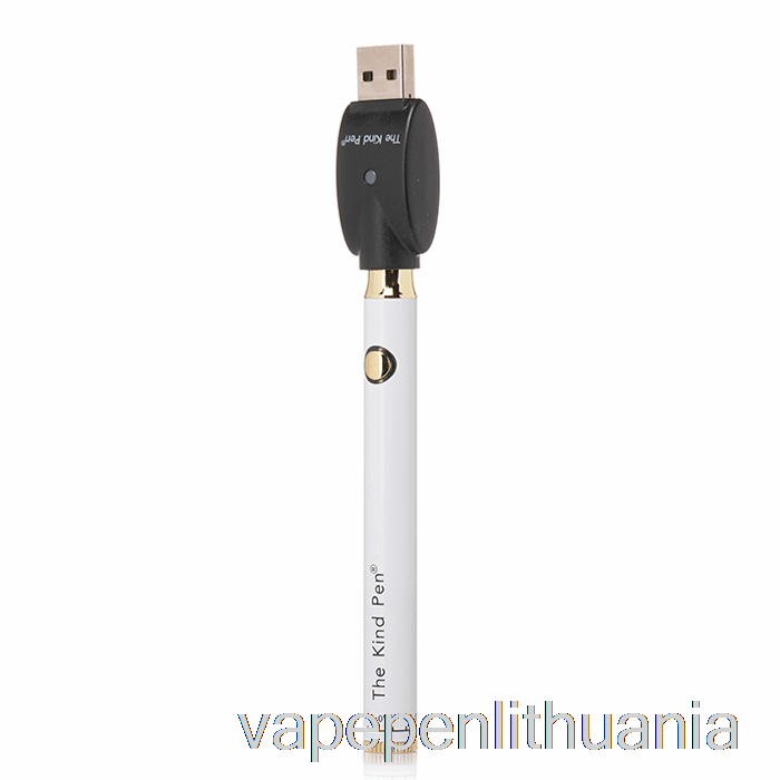 Tipo Rašiklis Twist Vv 510 Baterijos Balto Aukso Vape Skystis